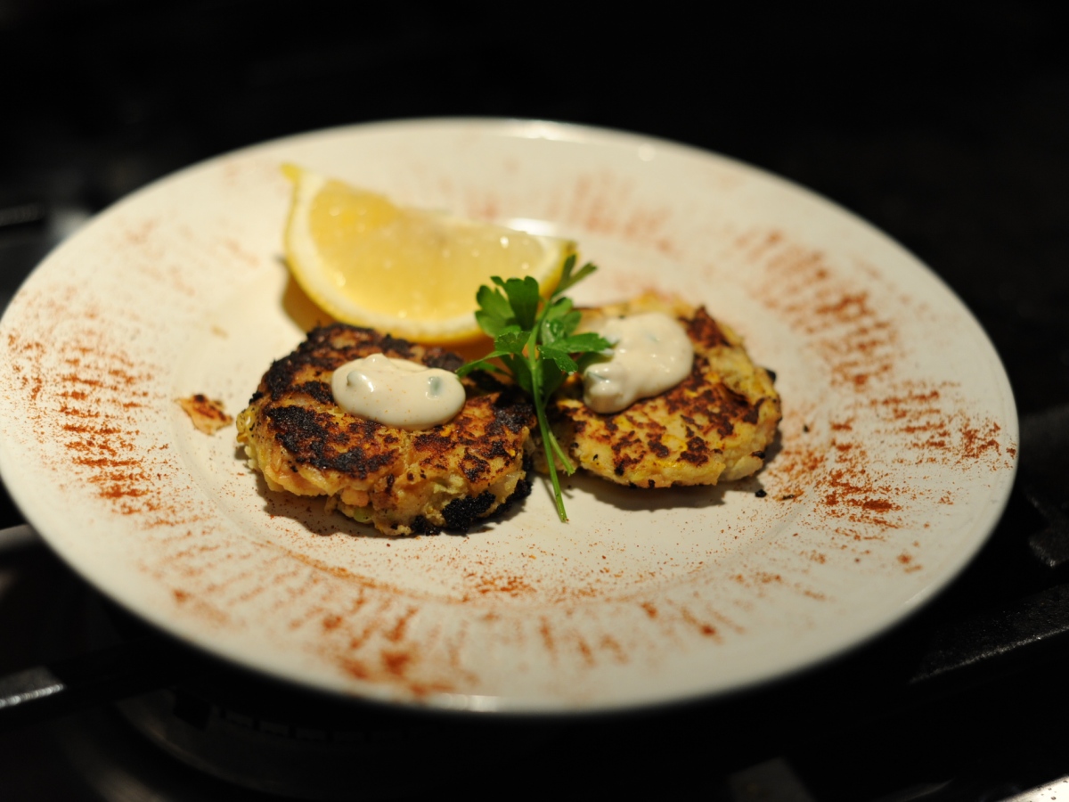 Salmon and Summer Squash Cakes